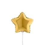 9 inch (22,5 cm) Grabo Star metallic folie ballonnen