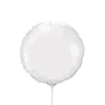 9 inch (22,5 cm) Qualatex Round metallic folie ballonnen