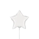 9 inch (22,5 cm) Qualatex Star metallic folie ballonnen