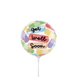 9 inch (23 cm) Grabo Air-filled Cheerful Get Well Bandaid folie ballon