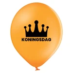 B95 (28 cm) De Ballonnerie Koningsdag latex ballonnen