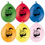 B95 (28 cm) De Ballonnerie Sinterklaas kopdruk latex ballonnen