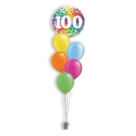 Ballonboeket 100 Rainbow Confetti (#49565)