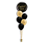 Ballonboeket Congrats Grad Gold Doodles (#82277)