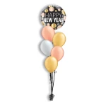 Ballonboeket New Year Metallic Dots (#58163)