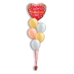 Ballonboeket Valentine's Confetti Red (#97165)