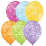 D11 (30 cm) Belbal Birthday Pastel ballonnen