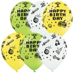 D11 (30 cm) Belbal Gamer Birthday ballonnen