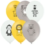 D11 (30 cm) Belbal Jungle Animals ballonnen