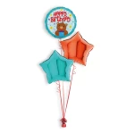 Folieballonboeket Birthday Smiley Bear (#26360)