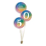 Folieballonboeket Colourful Rainbow 50 (#G78077RH, #G78045RH, #G78079RH)