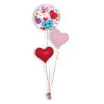 Folieballonboeket Conversation Smiley Hearts (#78466)