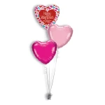 Folieballonboeket Cute Hearts Valentine (#36214H)