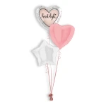 Folieballonboeket Glossy Hartelijk Gefeliciteerd (#70204)