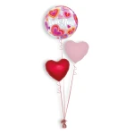 Folieballonboeket Love You Doodle Hearts (#34072)