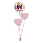 Folieballonboeket Love You Hearts & Arrows (#78457)
