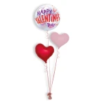 Folieballonboeket Valentine's Bold Hearts (#34652)