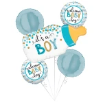 Grabo Confetti Bottle Boy folieballonboeket