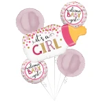 Grabo Confetti Bottle Girl folieballonboeket