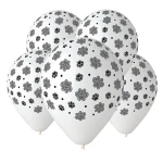 G120 (33 cm) Gemar Animal - White ballonnen