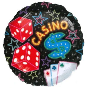 18 Inch (44 cm) Anagram Casino folie ballon