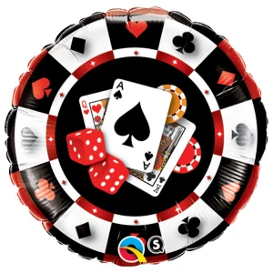 18 Inch (46 cm) Qualatex Casino folie ballon
