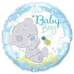 18 Inch (46 cm) Qualatex Tiny Tatty Teddy Baby Boy folie ballon