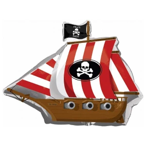 33 Inch (84 cm) Anagram Pirate Ship folie ballon