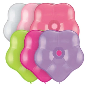 16 inch (41 cm) Qualatex Geo Blossom Assortment latex ballonnen