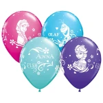 11 Inch (28 cm) Qualatex Anna, Elsa, & Olaf ballonnen