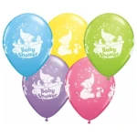11 Inch (28 cm) Qualatex Baby Shower Elephant ballonnen
