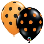 11 Inch (28 cm) Qualatex Big Polka Dots ballonnen