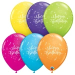 11 Inch (28 cm) Qualatex Birthday Shining Star latex ballonnen