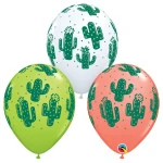 11 Inch (28 cm) Qualatex Cactuses ballonnen