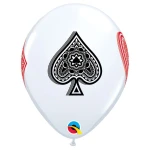 11 Inch (28 cm) Qualatex Card Suits ballonnen