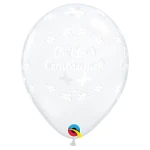 11 Inch (28 cm) Qualatex Communion Butterflies ballonnen