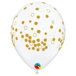 11 Inch (28 cm) Qualatex Confetti Dots ballonnen