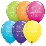 11 Inch (28 cm) Qualatex Congratulations Elegant ballonnen