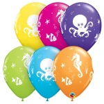 11 Inch (28 cm) Qualatex Fun Sea Creatures ballonnen