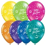 11 Inch (28 cm) Qualatex Happy New Year ballonnen