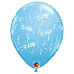 11 Inch (28 cm) Qualatex It's A Boy ballonnen