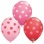 11 Inch (28 cm) Qualatex Kissey Lips ballonnen