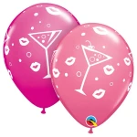 11 Inch (28 cm) Qualatex Mixed Drinks & Bubbly ballonnen