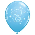 11 Inch (28 cm) Qualatex Tiny Tatty Teddy Baby Boy ballonnen