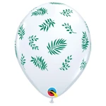 11 Inch (28 cm) Qualatex Tropical Greenery ballonnen