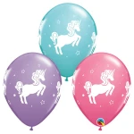 11 Inch (28 cm) Qualatex Whimsical Unicorn ballonnen