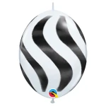 12 Inch (31 cm) Qualatex Wavy Stripes Quicklink ballonnen
