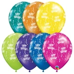 16 Inch (41 cm) Qualatex Happy Birthday ballonnen