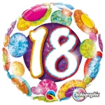 18 Inch (46 cm) Qualatex Big Dots & Glitz folie ballonnen