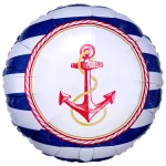 18 Inch (42 cm) Anagram Anchors Aweigh folie ballon